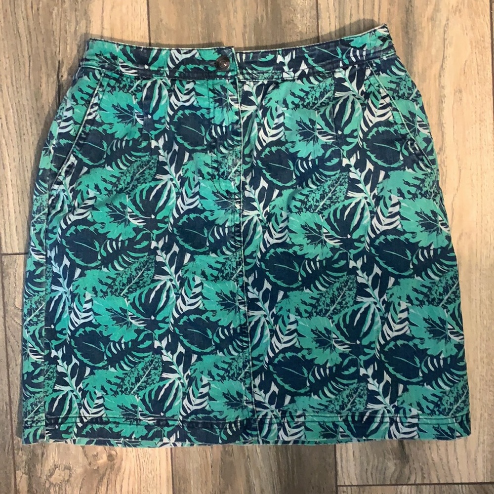 Petite Denim Skort